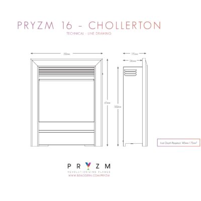 Pryzm 16 Chollerton Dimensions