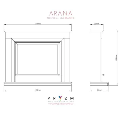 Pryzm Arana Dimensions