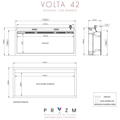 Pryzm Volta 42 Dimensions