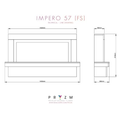 Pryzm Impero 57 FS Dimensions
