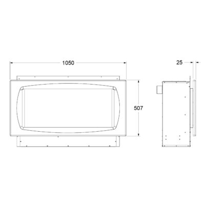 MM Eden Elite CF Panoramic Provence Fascia Dimensions