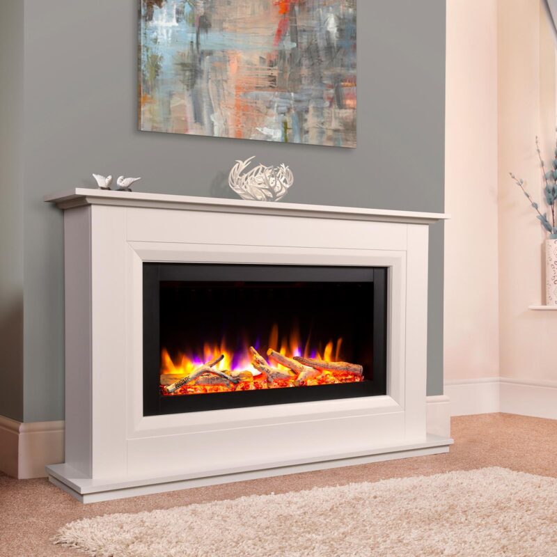 Ultiflame VR Vega Suite Smooth White