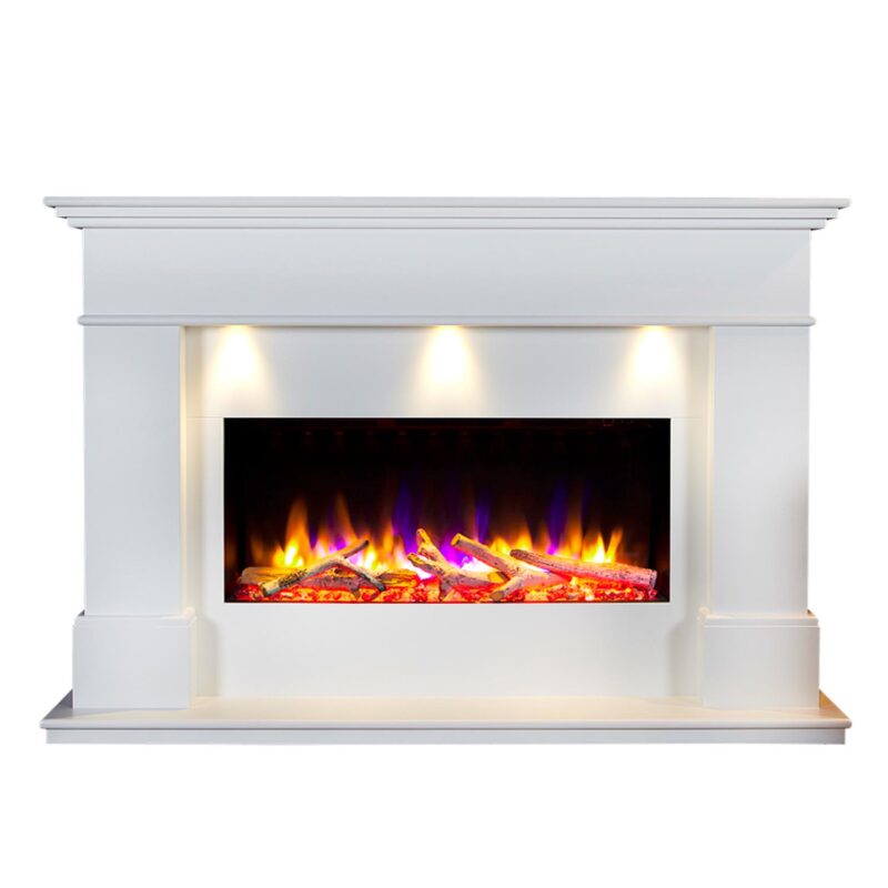 Ultiflame VR Adour Elite Illumia Suite White