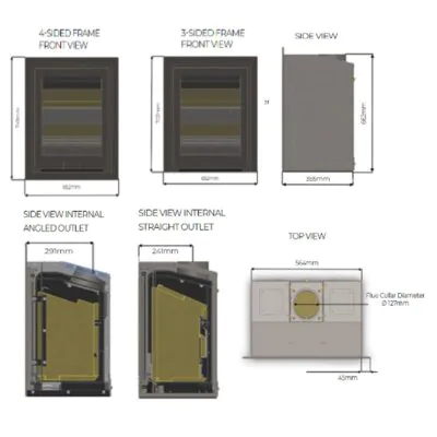 Di Lusso R5 Eco Inset Dimensions