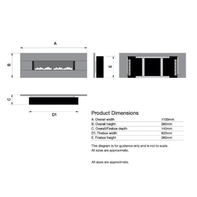 Eko 1190 Limestone Dimensions
