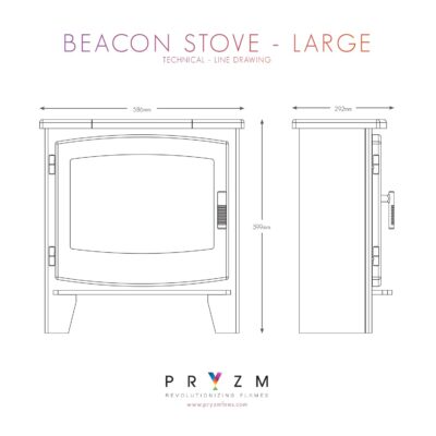 Beacon Electric Stove Large Dimensions