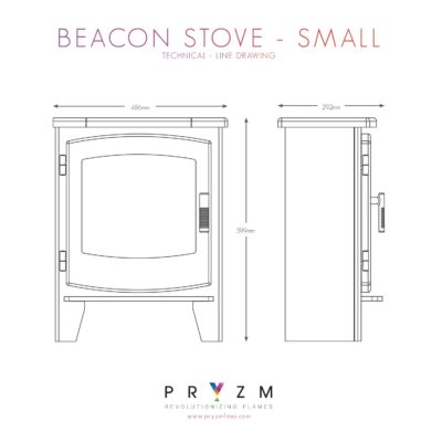 Beacon Electric Stove Small Dimensions