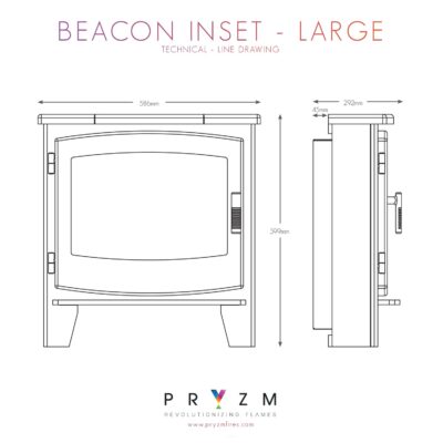 Beacon Inset Large Electric Stove Dimensions