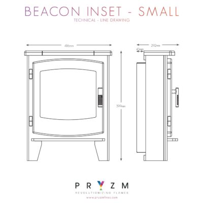 Beacon Inset Small Electric Stove Dimensions