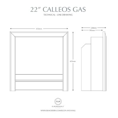 Calleos 22 Dimensions