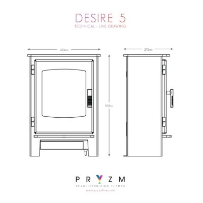 Desire 5 Electric Stove Dimensions