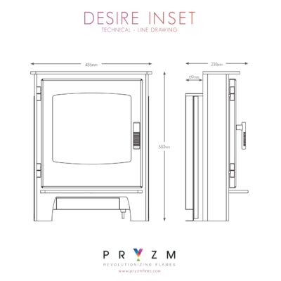 Desire Inset Electric Stove Dimensions