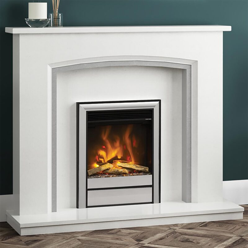 Elento White with Grey Slip