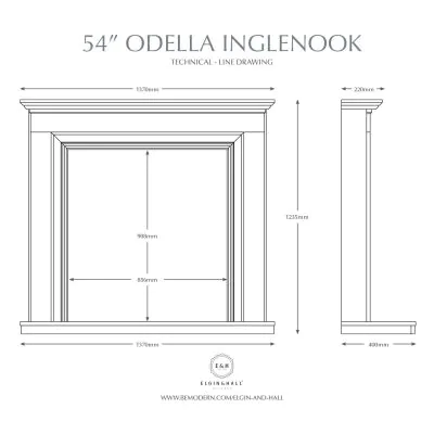 Odella Inglenook Dimensions