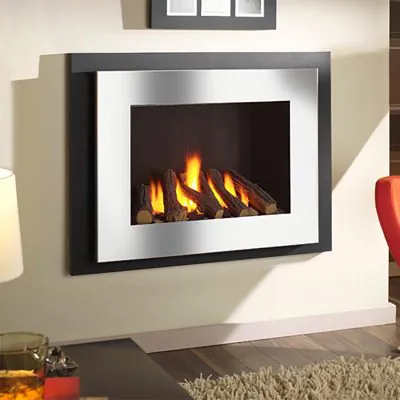 Crystal Fires Manhattan Chrome Logs