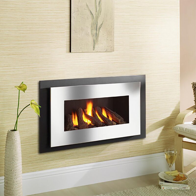 Crystal Fires Miami Chrome Logs