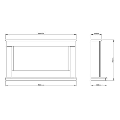 Hansford Grande Line Drawing