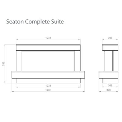 Seaton Complete Suite Dimensions