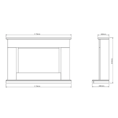 Hansford Line Drawing