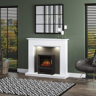 Qube Electric Stove in Kingsbridge Inglenook