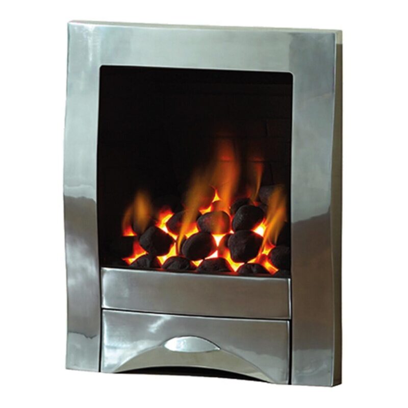 Zara Gas Fire Full Polished