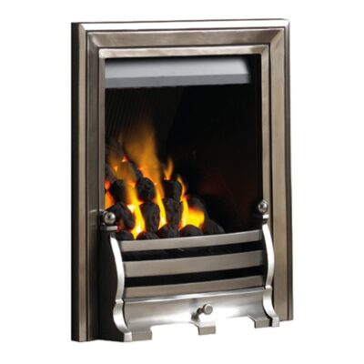 Sienna Gas Fire Satin Brushed