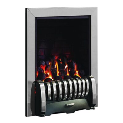 Media Gas Fire Chrome