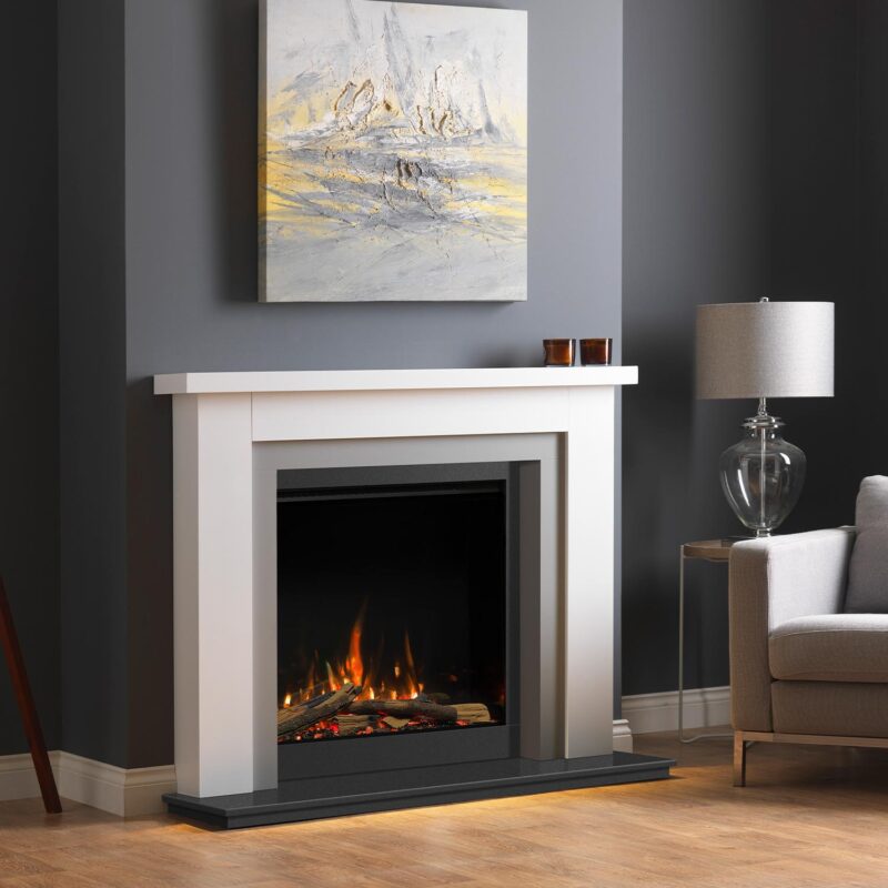 Hanley White with Grey Black Granite Complete Suite