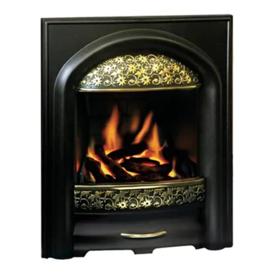 Juliet Gas Fire Brass