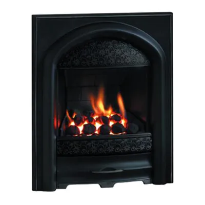 Juliet Gas Fire Black
