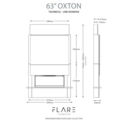 Oxton Dimensions