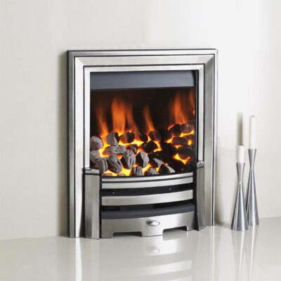Gem Monarch Cast Iron Trim and Fret and Chrome Inner Sides