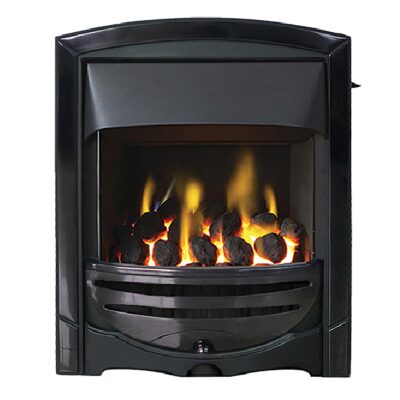 Freya Convector Gas Fire Open Fronted Gun Metal