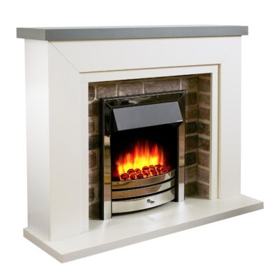 Ohio Grey Shelf Chrome Fire