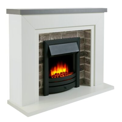 Ohio Grey Shelf Black Fire