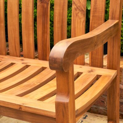 50032 Beeley 150cm Bench FSC Acacia Wood Teak Look