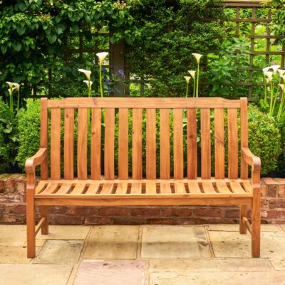 50032 Beeley 150cm Bench FSC Acacia Wood Teak Look