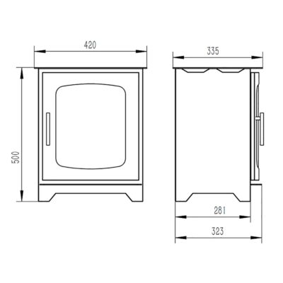 Hazelwood Compact Dimensions