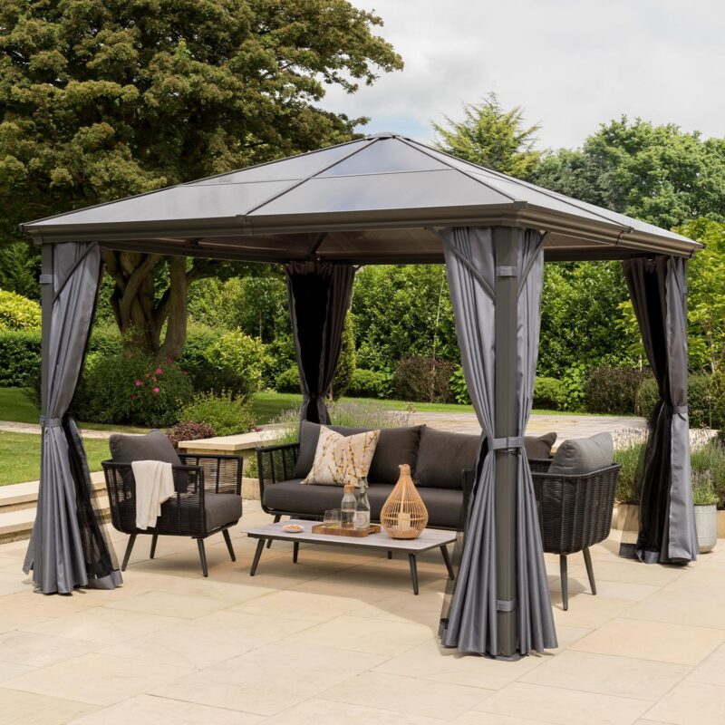 84980 Runcton Poly 3x3.6m Gazebo