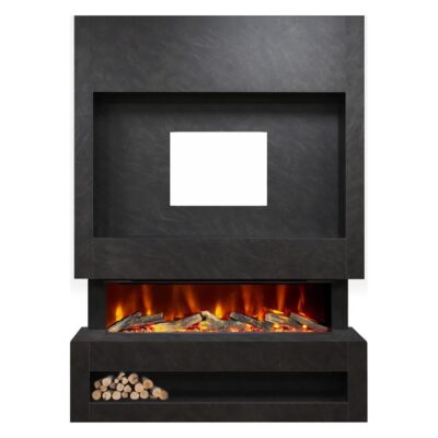 S1250 Media Wall Suite Cupria Slate No TV