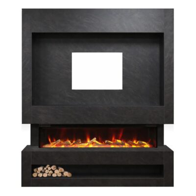 S1600 Media Wall Suite Cupria Slate No TV