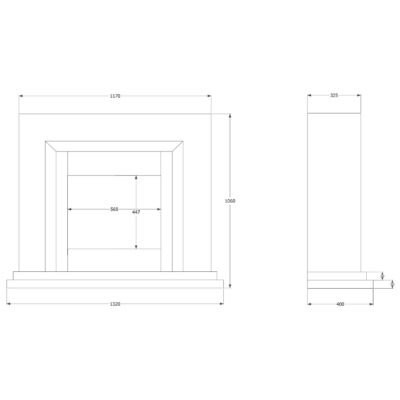 Proflame Navarro Celena Dimensions