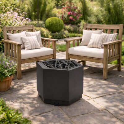 Hex Black Large Outdoor