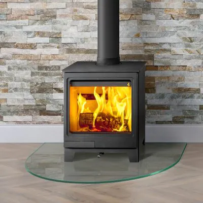 Allure 4 glass hearth