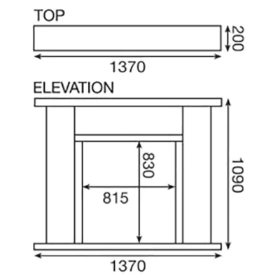 Hanley 54 Limestone Dimensions