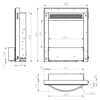 Celsi Ultra Ultiflame Dimensions