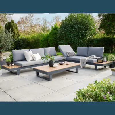 Easton Large Corner Set With Sun Recliner